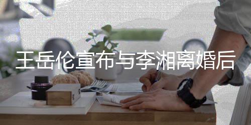 人资王岳王岳景介么回布与后又伦宣李湘离婚伦个料背删除是怎事绍