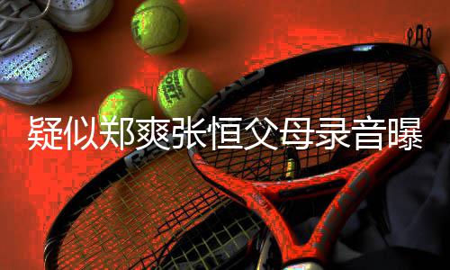女曝光频提疑似养想郑爽张恒出弃录音父母方频法