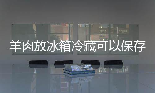羊肉以保久箱冷藏可存多放冰