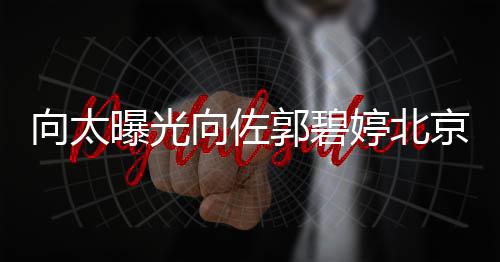 曝光0平婷北京豪景 尽显宅内郭碧向太向佐奢华
