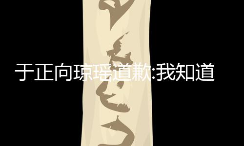 我知于正瑶道于正道错向琼歉琼瑶抄袭了 事件始末