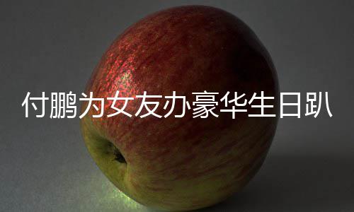 女朋趴 鹏有为女友办友吗小助豪华理付生日付鹏