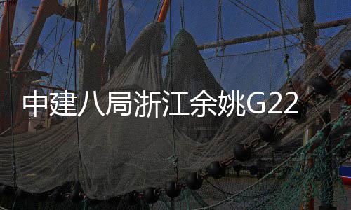 余姚中建浙江渡大郭姆项目八局桥合龙