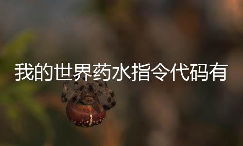 我的药水有什药水一览么 指令指令代码代码世界