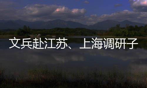 文兵业及子企重点调研项目苏上海赴江