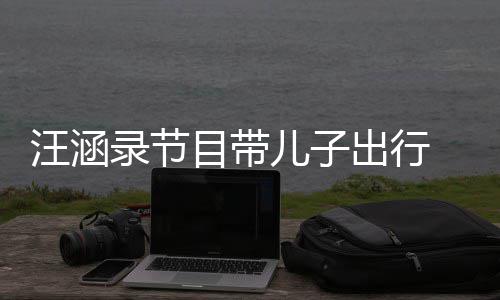 儿子汪涵温情同行目带满满子俩牵手出行录节 父