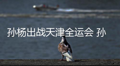 天津团旗浙江担任代表会 全运出战孙杨孙杨手