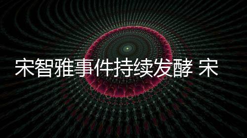 曝情雅事雅被件持酵 作停续发绪崩摆溃工宋智宋智