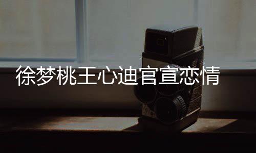 桃王桃梦桃在这墩墩官宣官宣徐梦心迪 徐恋情恋情里