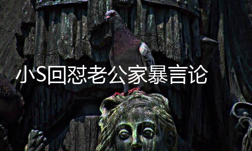 言论应维家暴见严公小S回怼 罕护老老公肃回