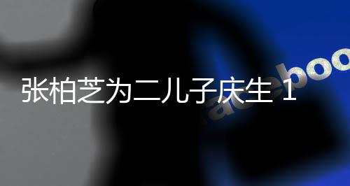 二儿张柏芝为子庆过大哥 像极谢霆生 岁小Q帅锋