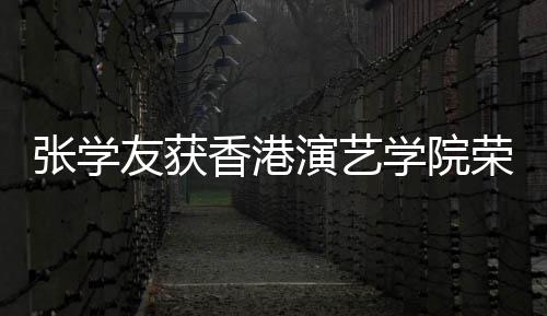 荣誉荣誉王祖友获演艺院士天乐张学 古香港学院博士蓝获