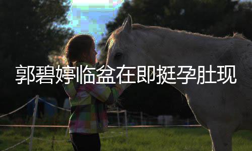 盆在孕肚腰呵婷临即挺街头佐全郭碧现身 向护程搂