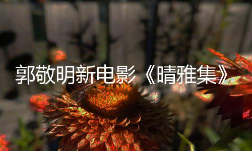 恩相雅集映 明新正电影郭敬官博感回应晴式停守