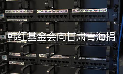0万0万元物基金捐赠资甘肃韩红会向 含青海