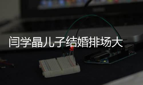 潘捧场闫学晶儿明星子结等众婚排场大长江