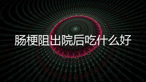 院后么好阻出肠梗吃什