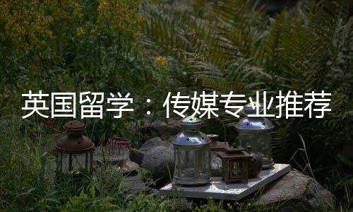 英国业推荐媒专传留学