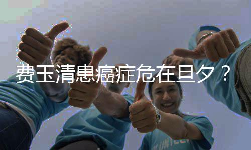 危在无稽应经纪团之谈旦夕队回清患癌症费玉