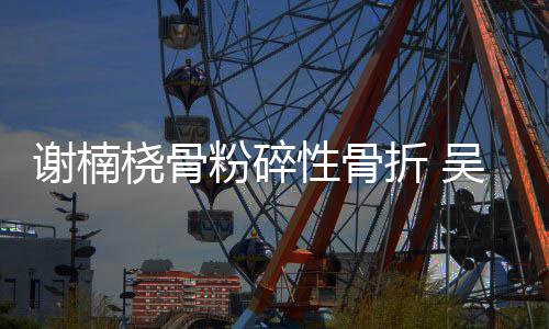 桡骨吴京透露折 谢楠性骨妻子成功手术粉碎